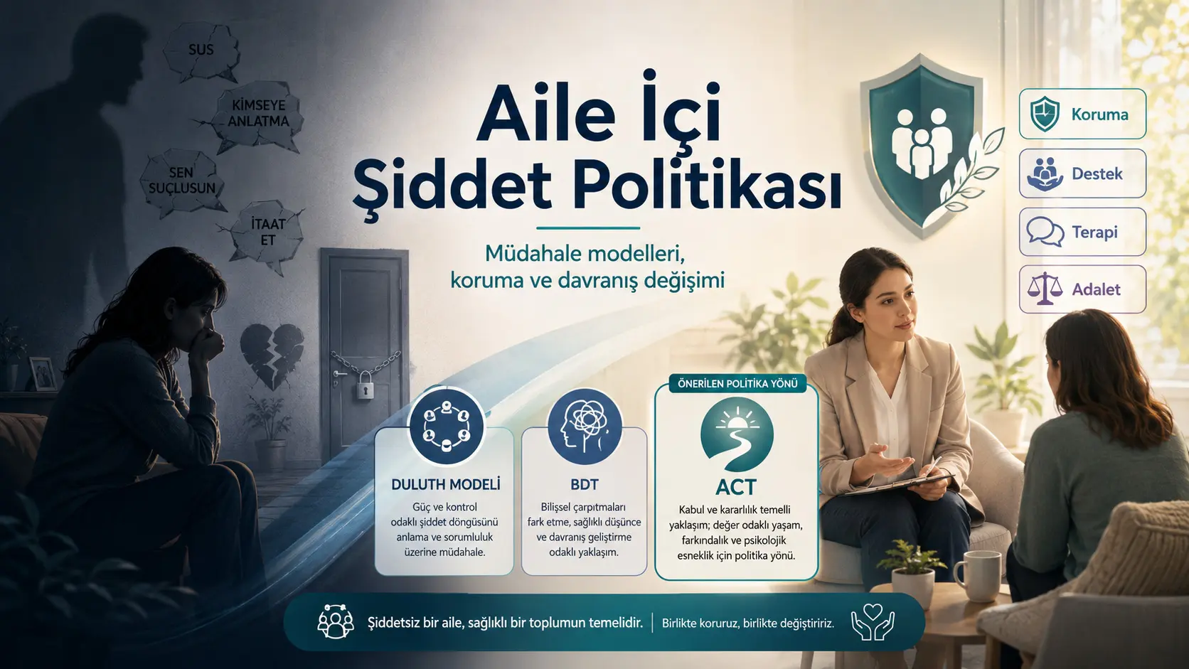 Oilaviy zo‘ravonlikka aralashuvda Dulut modeli, KBT va ACT: Dalillar, ziddiyatlar va yangi siyosiy tavsiya