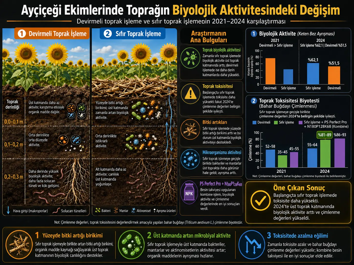 Kungaboqar Ekinlarida Tuproqning Biologik Faolligidagi O‘zgarish