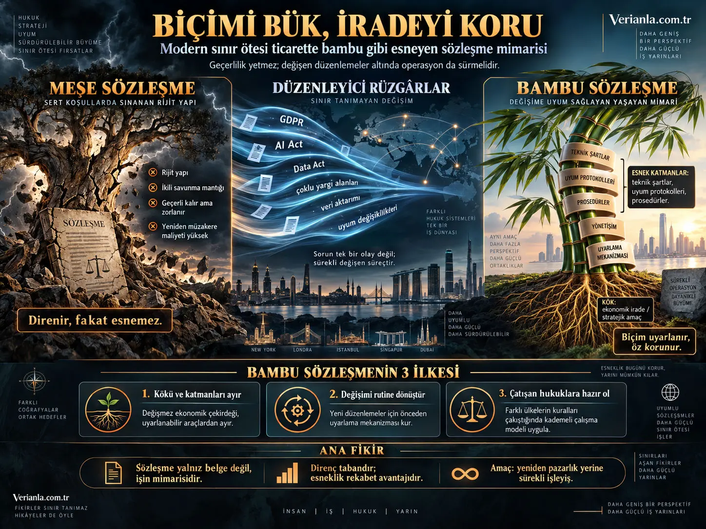 Biçimi Bük, İradeyi Koru: Modern Sınır Ötesi Ticarette “Bambu Sözleşme” Mimarisi