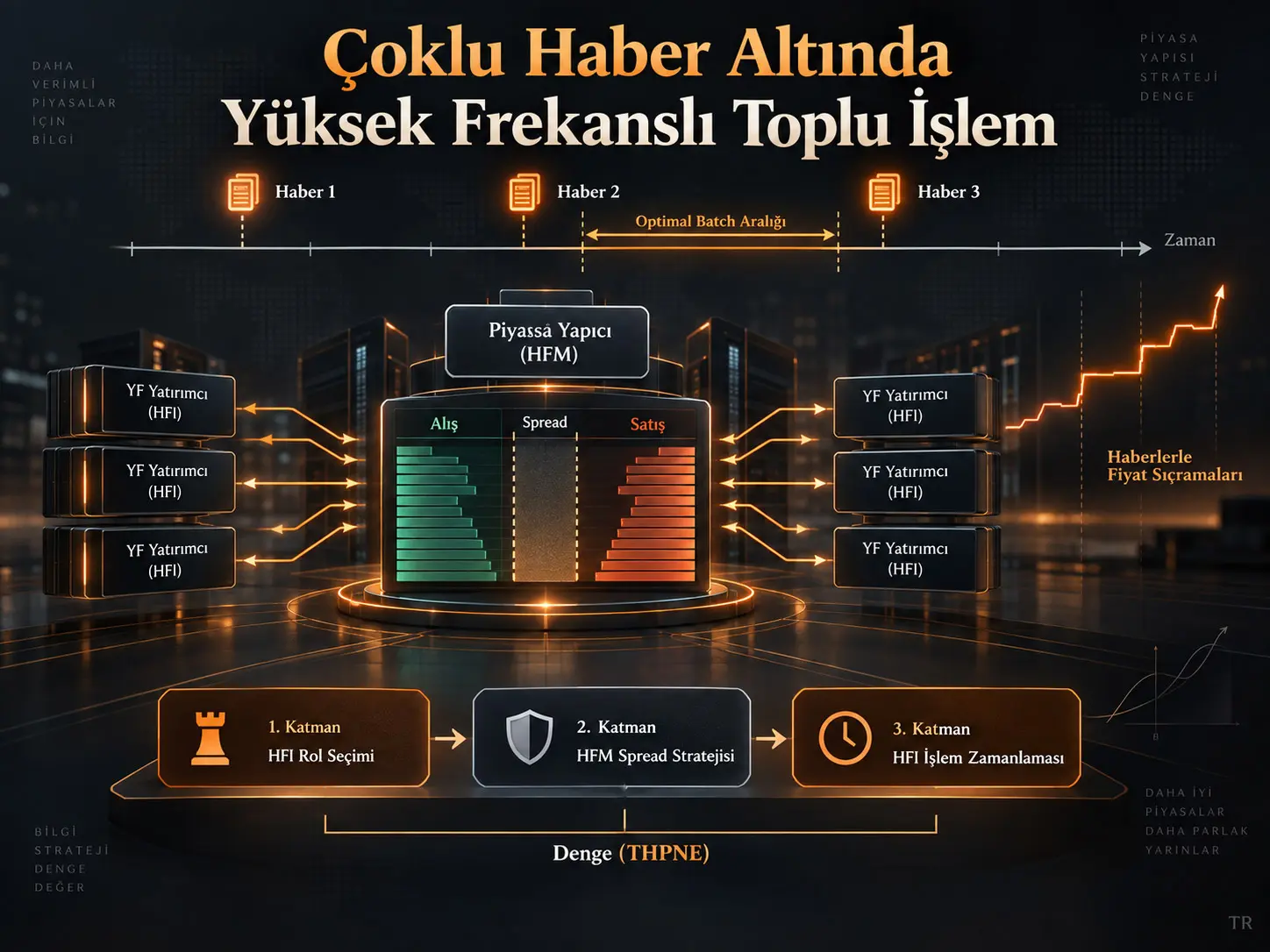Birden Fazla Haber Gelişi Altında Yüksek Frekanslı Toplu İşlemde Optimal Stratejiler