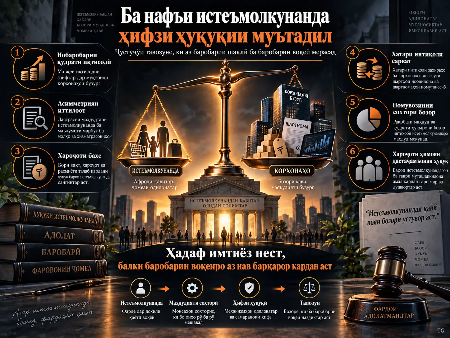 Чаро тавозуни ҳуқуқӣ бояд ба нафъи истеъмолкунанда ба таври мутаносиб муқаррар карда шавад?