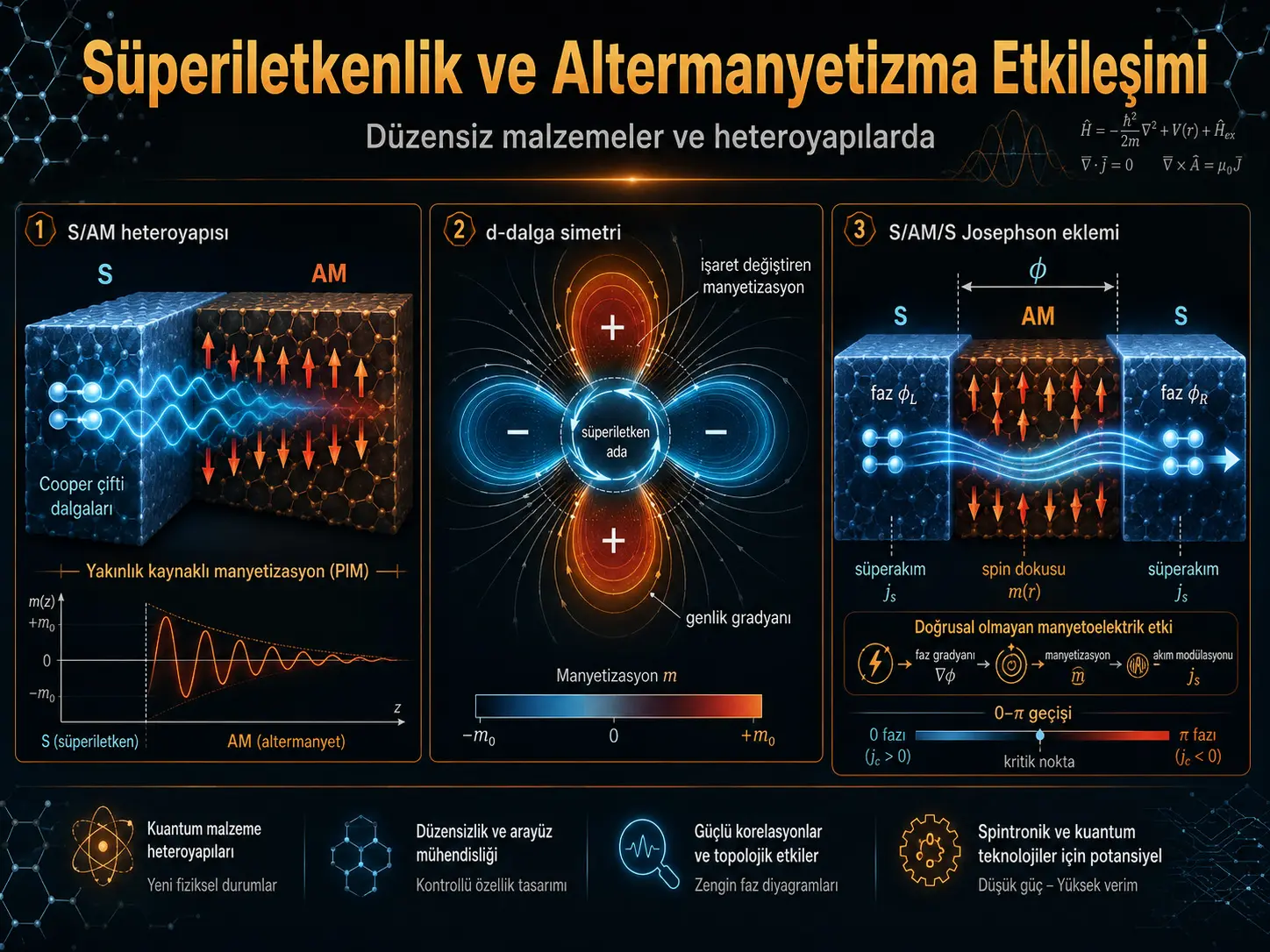 Tartibsiz Materiallar va Geterotuzilmalarda Oʻta Oʻtkazuvchanlik bilan Altermagnetizm Oʻrtasidagi Oʻzaro Taʼsir