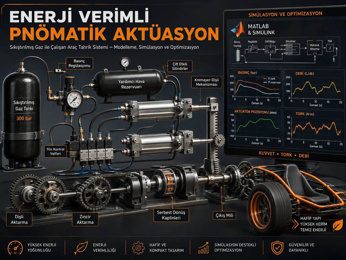 Energiya tejamkor pnevmatik aktuatsiya bilan universal tekshiruv hujayralarini loyihalash va optimallashtirish