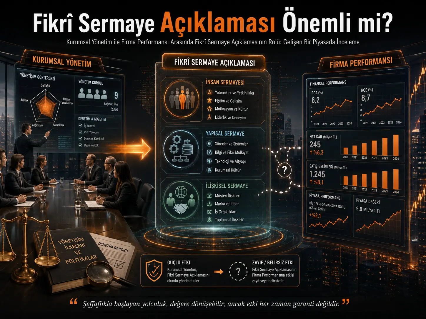 Intellektual kapitalni oshkor qilish muhimmi? Rivojlanayotgan bozorda korporativ boshqaruv va firma samaradorligi o‘rtasidagi rolini o‘rganish