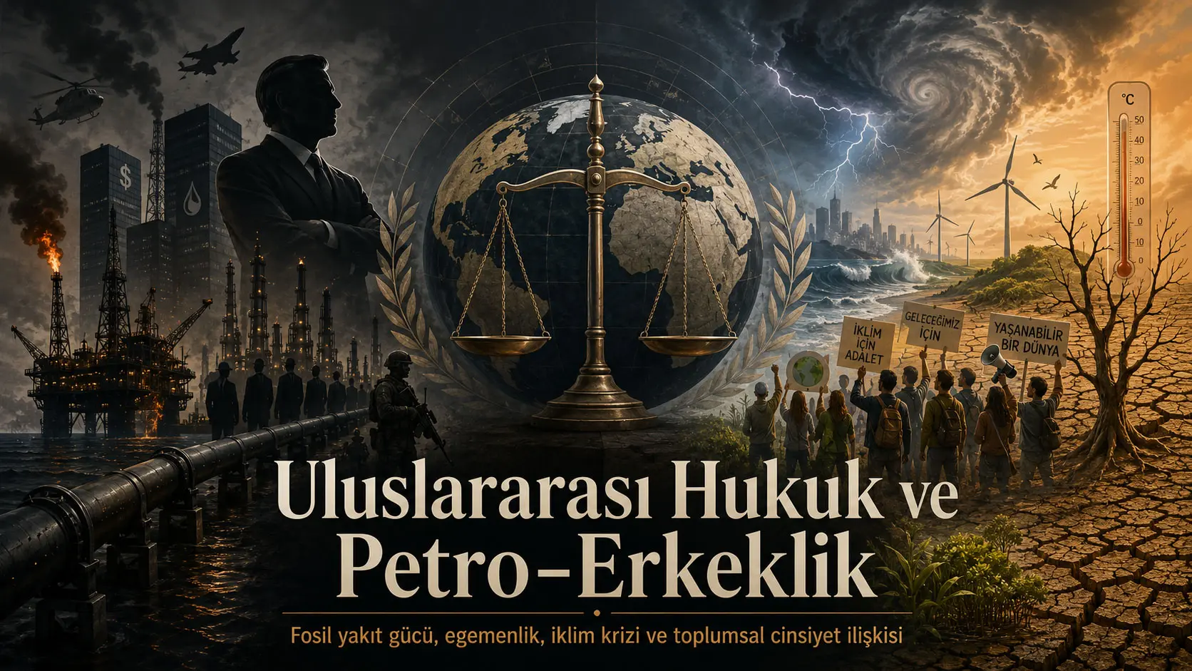 Qazilma yoqilg‘i, qudrat va huquqning maskulinlik kodlari: Petro-maskulinlik xalqaro huquqqa qanday singib bormoqda?