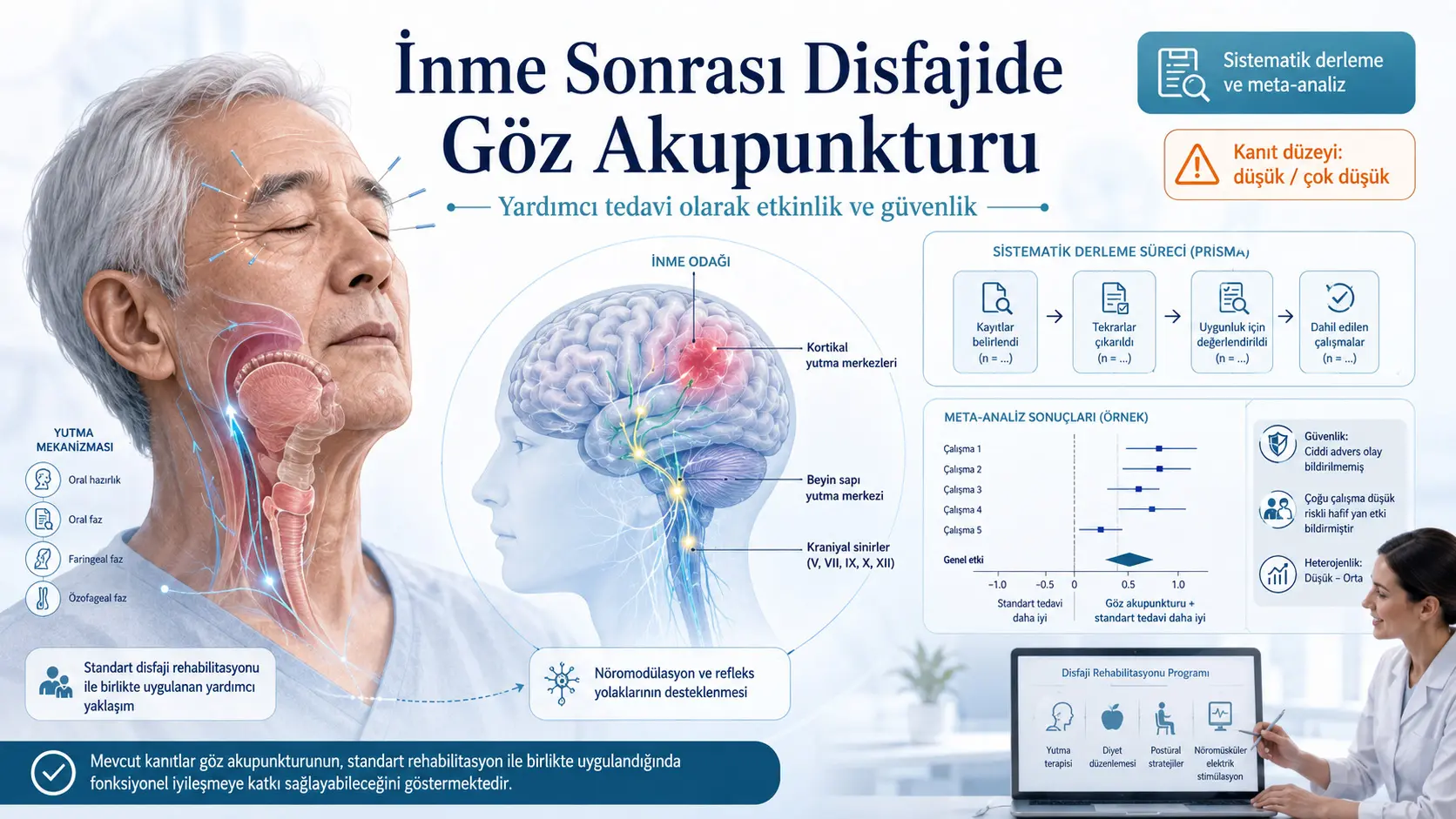 İnsultdan(İnme) Kengroq Yutish Qiyinligida Ko'z Akupunkturasini Qo'llash Yuzasidan