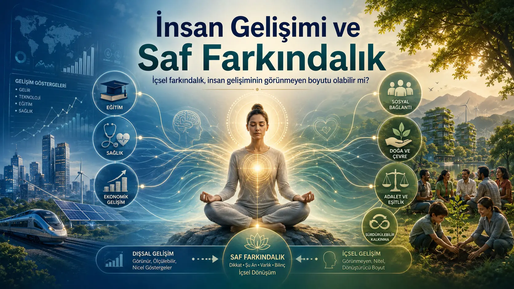 Inson kamolotining yo‘qolgan ichki o‘lchami: Sof ogohlik, qobiliyatlar yondashuvi va “SDG 0” taklifi