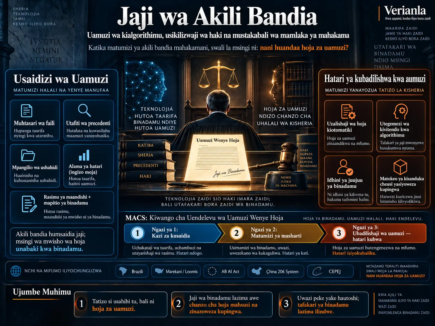 Jaji wa Akili Bandia: Uamuzi wa Kialgorithimu, Usikilizwaji wa Haki na Mustakabali wa Mamlaka ya Mahakama
