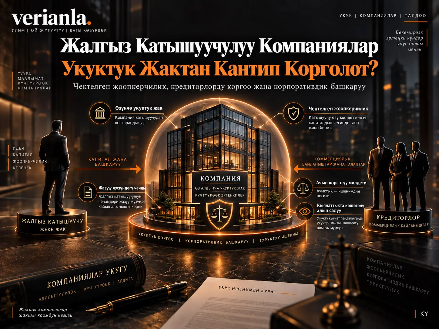 Жалгыз Катышуучулуу Компаниялардын Укуктук Режиминдеги Татаал Маселелер: Чектелген Жоопкерчилик, Кредиторлорду Коргоо жана Корпоративдик Башкаруу