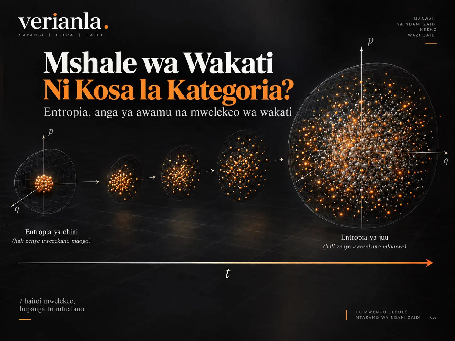 Je, Mshale wa Wakati ni Kosa la Kategoria? Uchambuzi wa Kutoweza Kurekebishwa, Phase Space na Mwelekeo wa Ontolojia wa Parameta ya Wakati