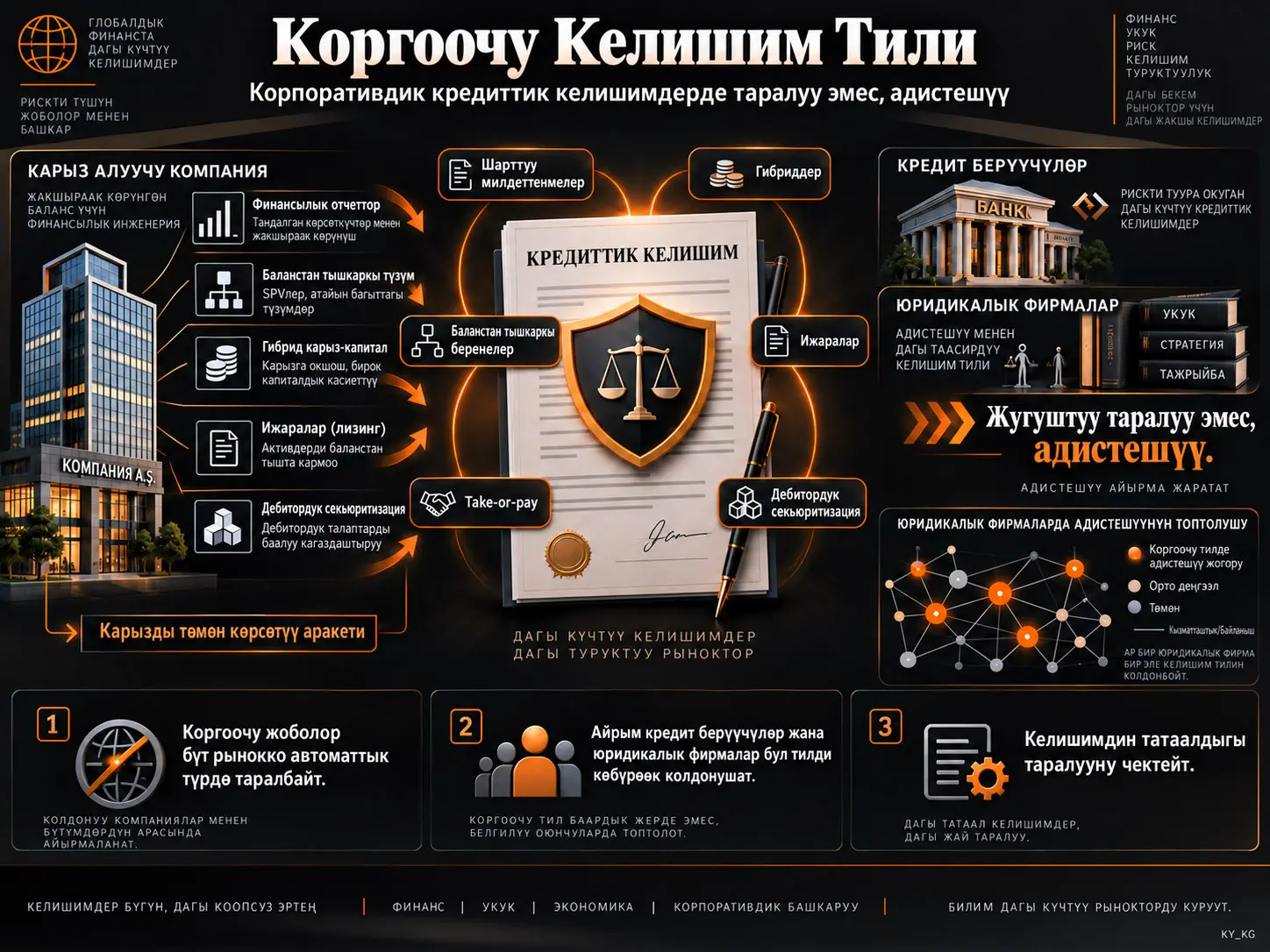 Коргоочу Келишим Тили Кантип Тарайт? Корпоративдик Кредиттерде Юридикалык Фирманын Адистешүүсү, Кредит Берүүчүнүн Тажрыйбасы жана Келишимдин Татаалдыгы