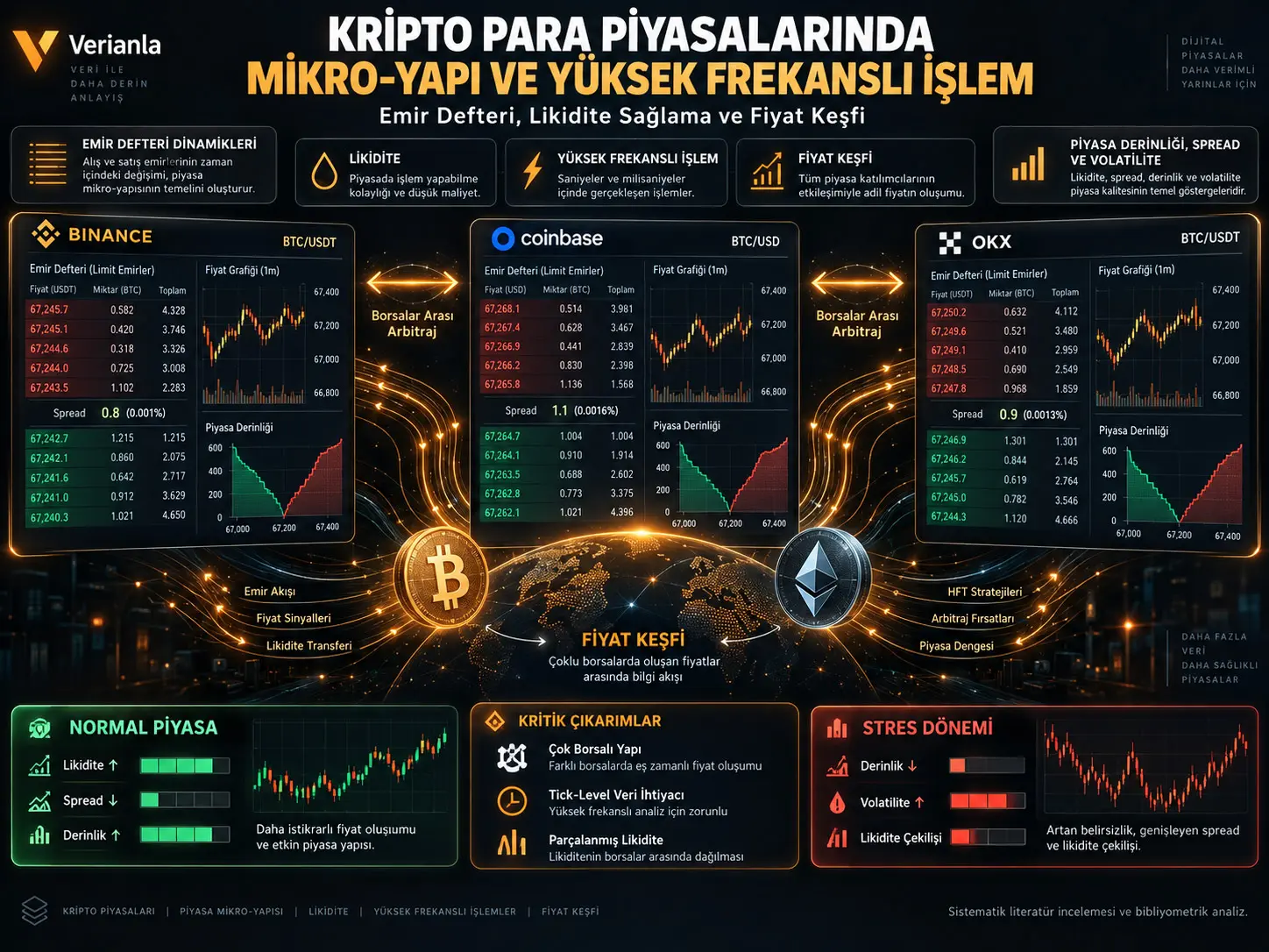 Kripto Para Piyasalarında Mikro-Yapı ve Yüksek Frekanslı İşlem: Emir Defterinden Likidite ve Fiyat Keşfine
