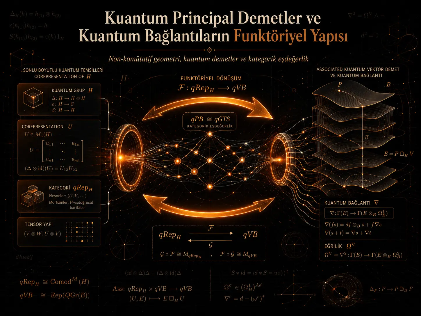 Kvant Principal To‘plamlar va Kvant Bog‘lanishlarning Funktorial Tuzilishi