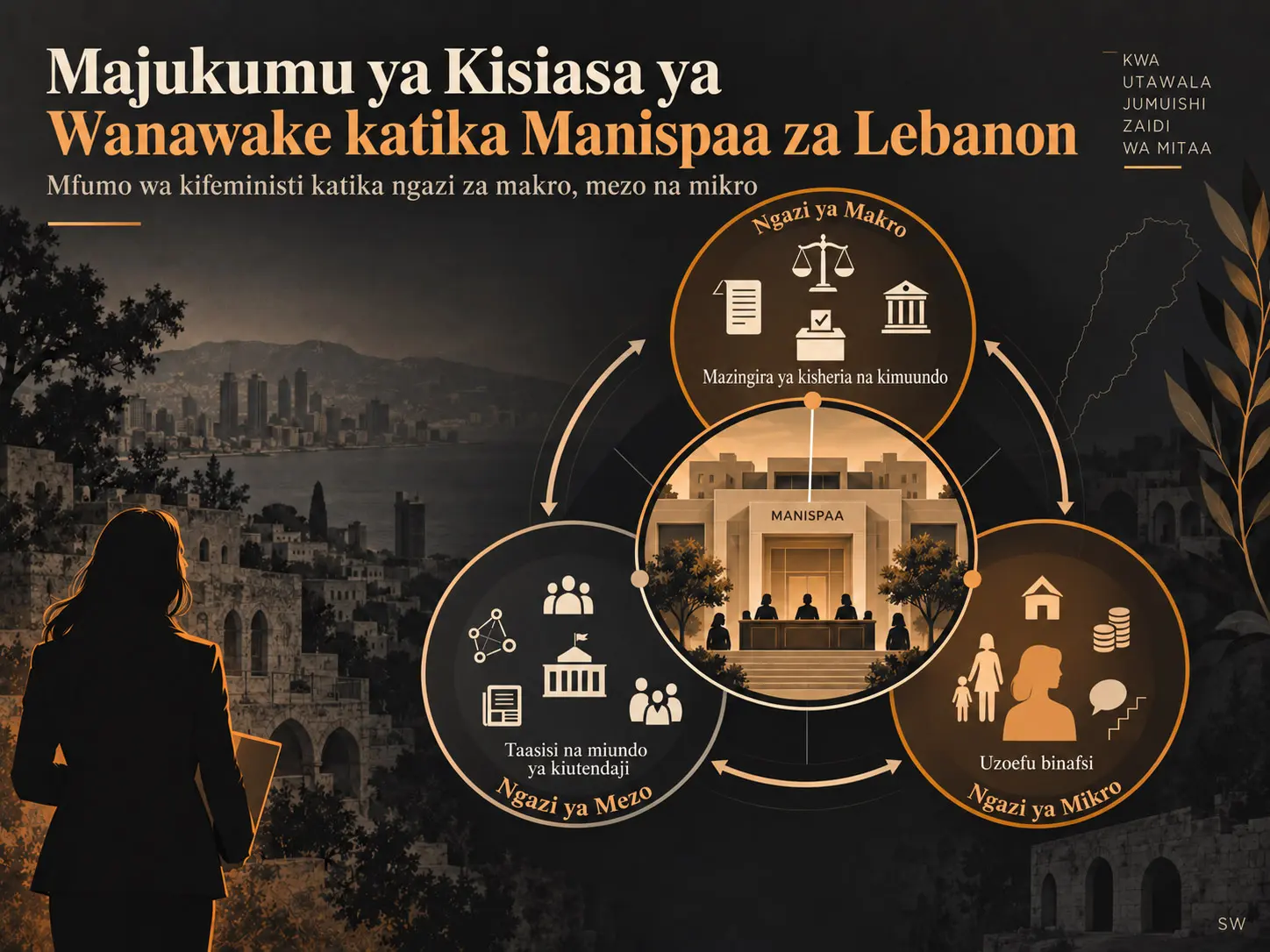Makro, Mezo na Mikro: Mfumo wa Kifeministi wa Kuchunguza Majukumu ya Kisiasa ya Wanawake katika Manispaa za Lebanon