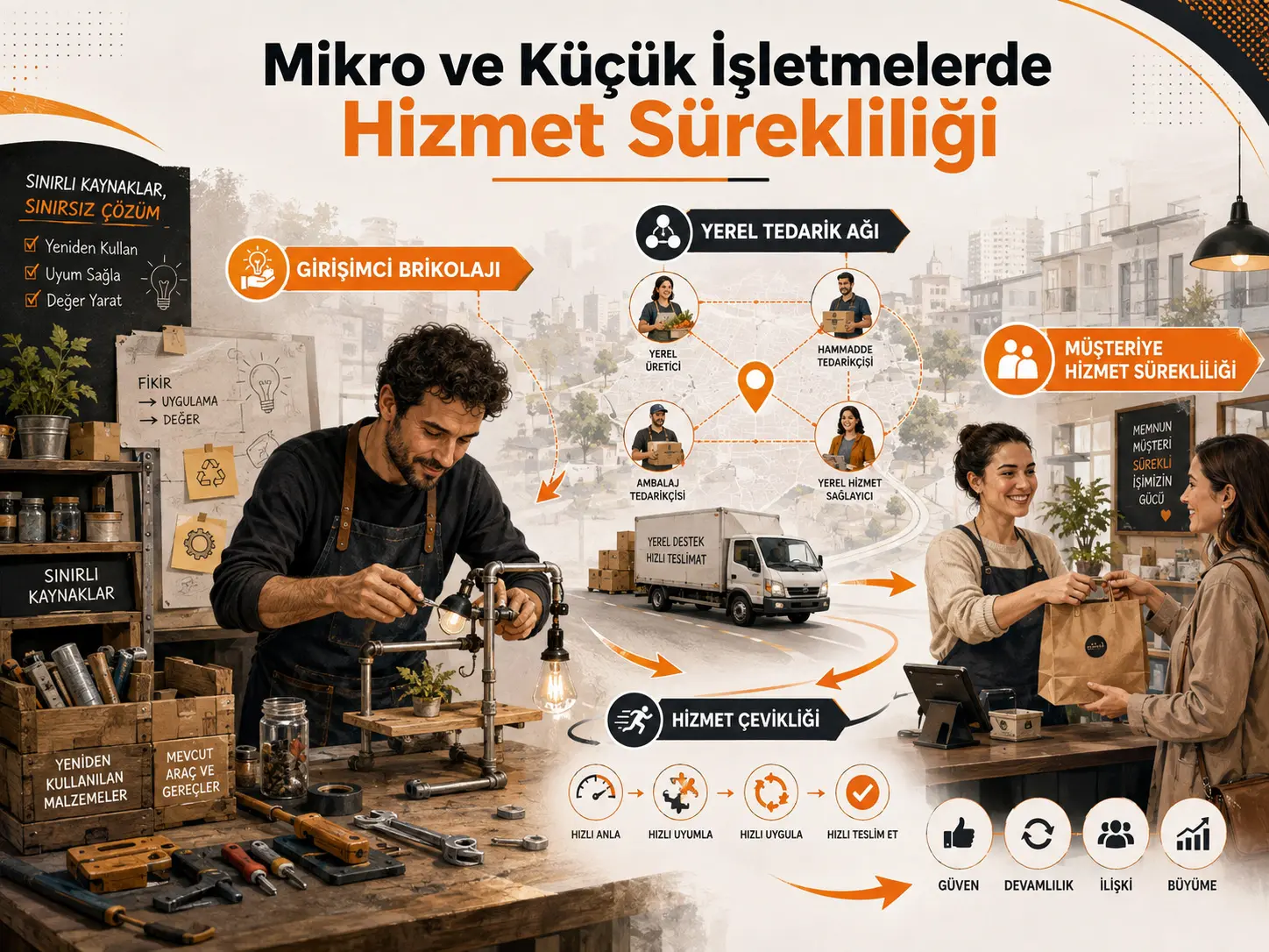 Mikro va Kichik Korxonalarda Tadbirkorlik Brikolaji, Mahalliy Ta’minot Tarmog‘i Kuchining va Xizmat Ko‘rsatish Chaqqonligining Mijozlarga Xizmat Ko‘rsatish Davomiyligi bilan Bog‘liqligi