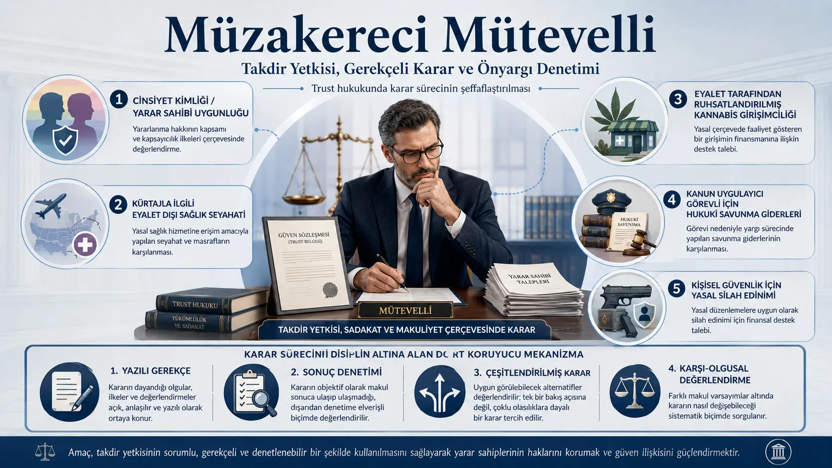 Mulohazali vasiy: Ixtiyoriy vakolatda noxolislikni ochiqlaydigan asoslangan qaror modeli