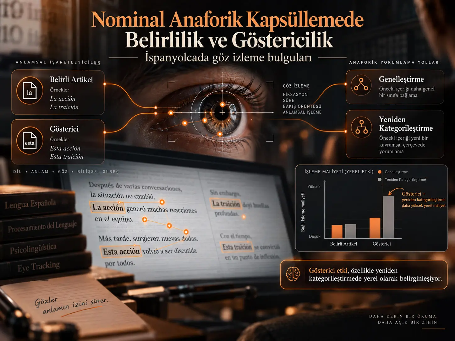 Nominal Anaforik Kapsüllemede Belirlilik ve Göstericilik: İspanyolcada Göz İzleme Kanıtı