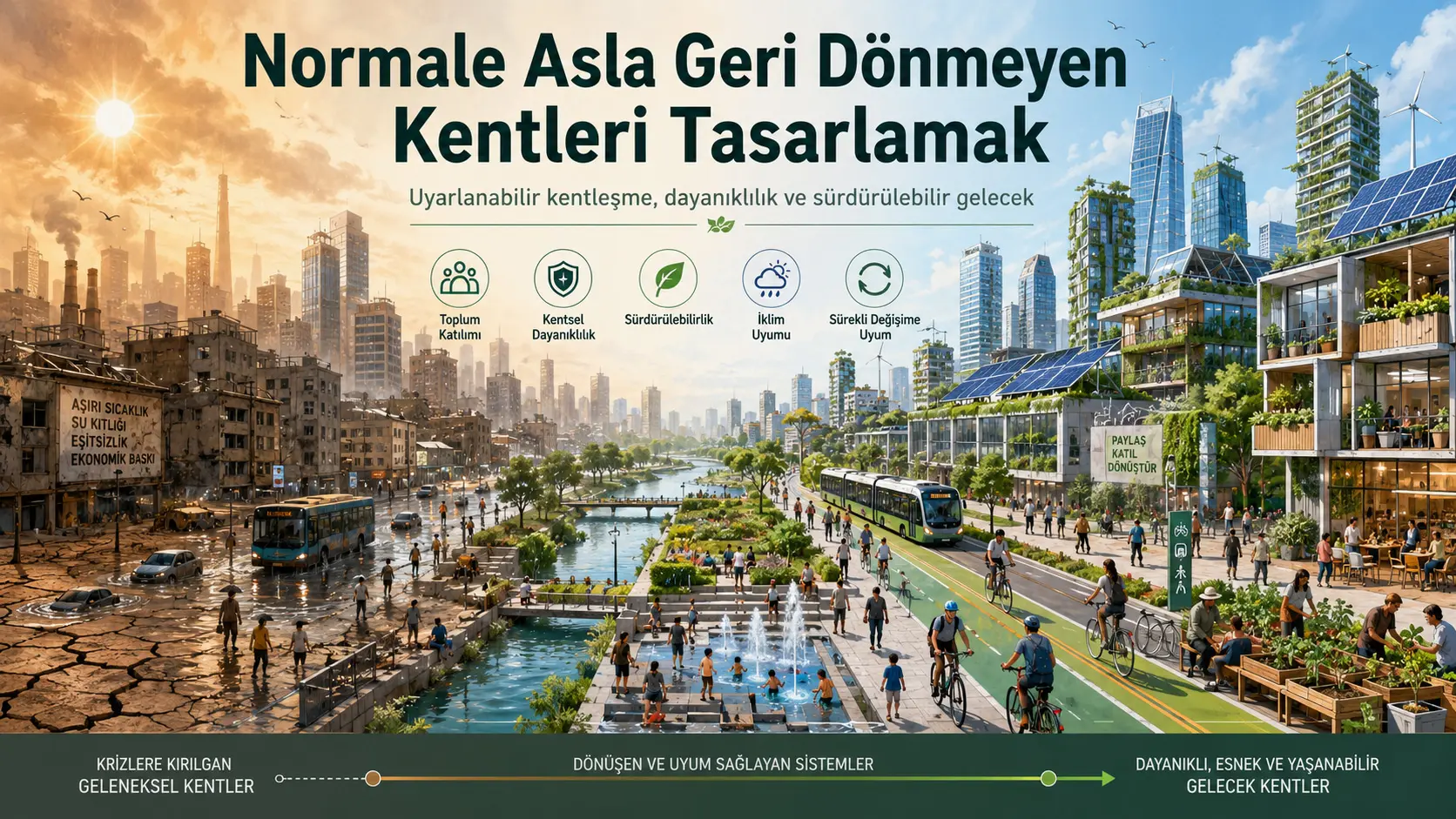 Hech qachon eski “normal” holatga qaytmaydigan shaharlarni loyihalash