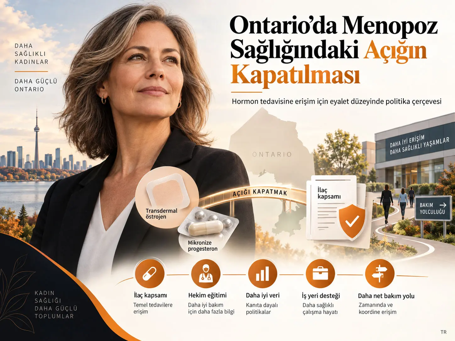 Ontario'da Menopoz Sağlığındaki Açığın Kapatılması: Hormon Tedavisine Erişim İçin Eyalet Düzeyinde Bir Politika Çerçevesi