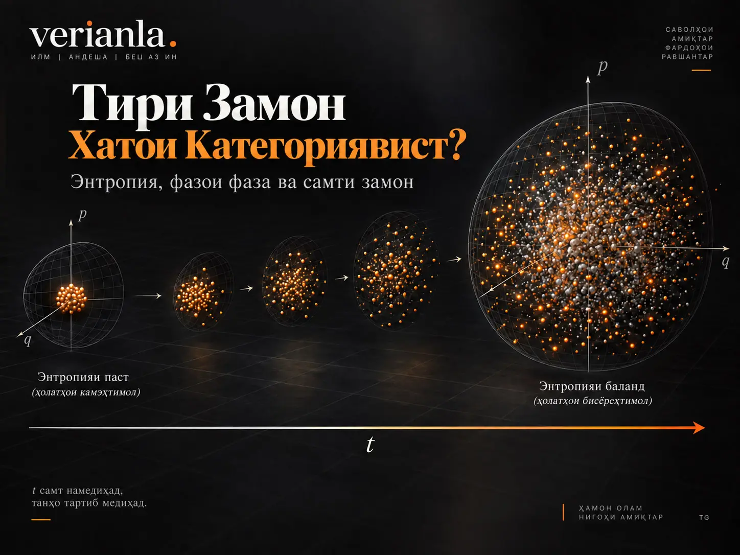 Оё Тири Вақт Хатои Категориявист? Таҳлили Баргаштнопазирӣ, Фазои Фазавӣ ва Самти Онтологии Параметри Вақт