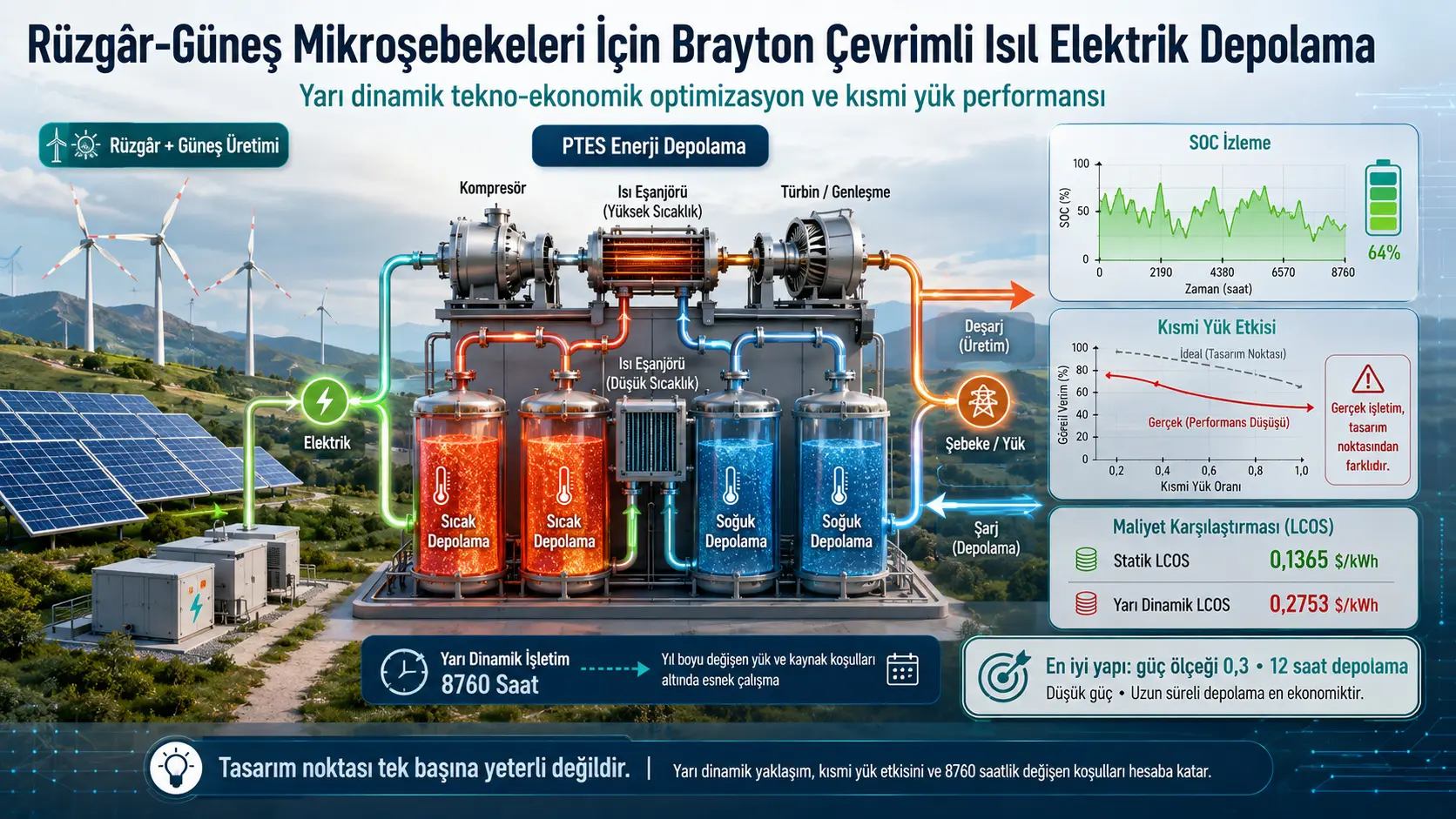 Shamol-quyosh mikrotarmoqlarida termal elektr energiyasini saqlash: Loyiha nuqtasi nima sababdan haqiqiy yillik ko'rsatkichlarni bo'rttirib ko'rsatadi?
