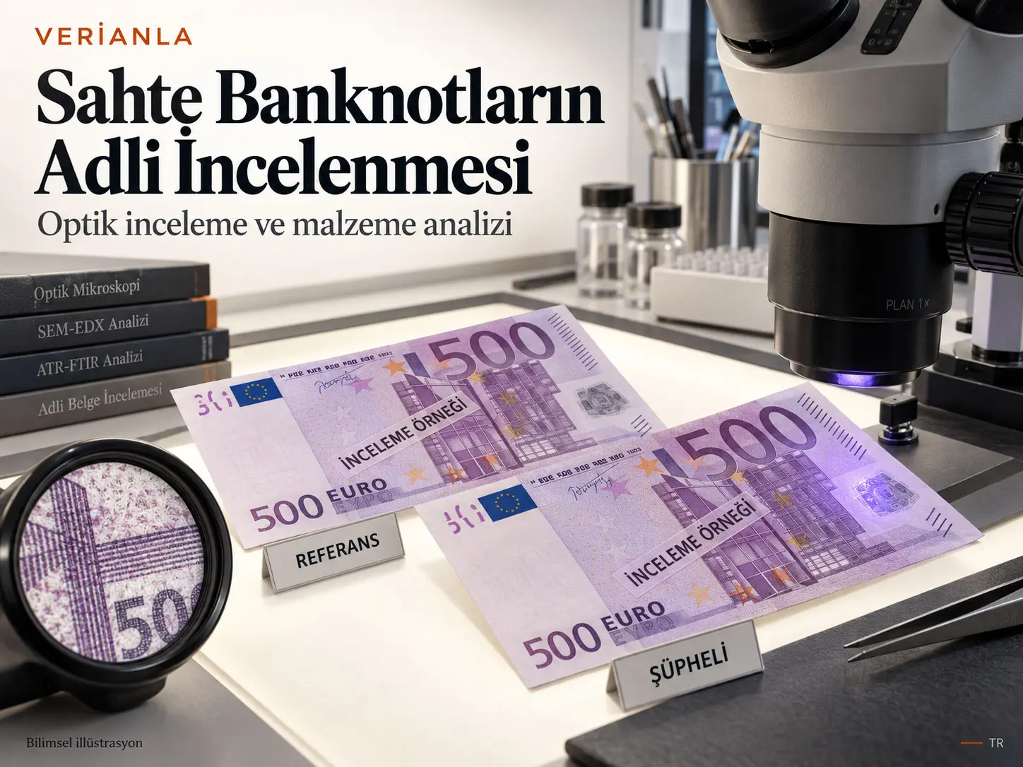 Sahte Banknotların Adli İncelenmesi: Sınıflandırma İlkeleri ve Analitik İşlemler