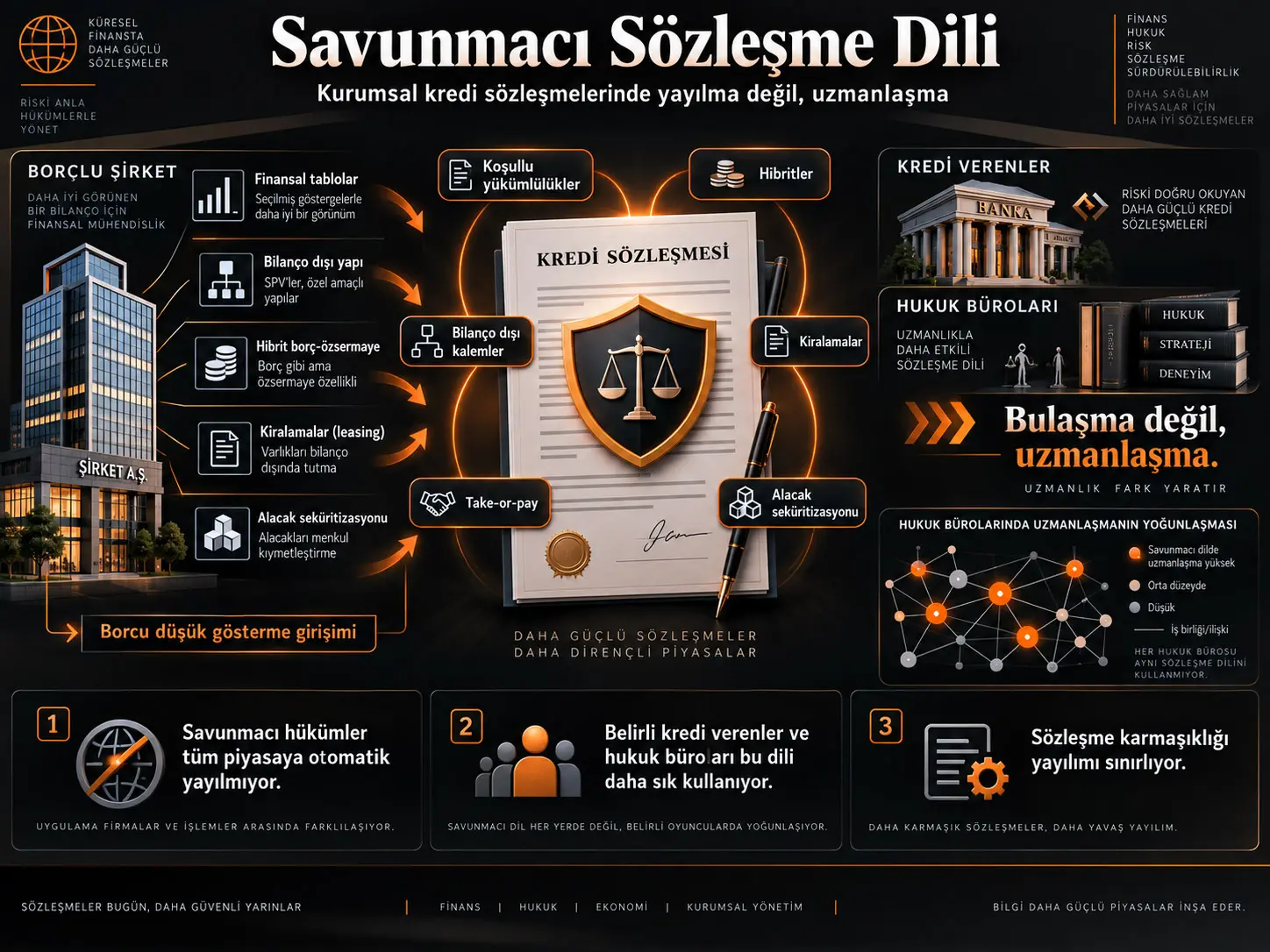 Savunmacı Sözleşme Dili Nasıl Yayılıyor? Kurumsal Kredilerde Hukuk Bürosu Uzmanlığı, Kredi Veren Deneyimi ve Sözleşme Karmaşıklığı