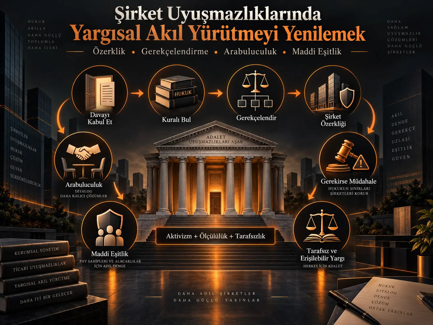 Şirket Uyuşmazlıklarında Yargısal Akıl Yürütmeyi Yenilemek: Özerklik, Müdahale, Arabuluculuk ve Maddi Eşitlik