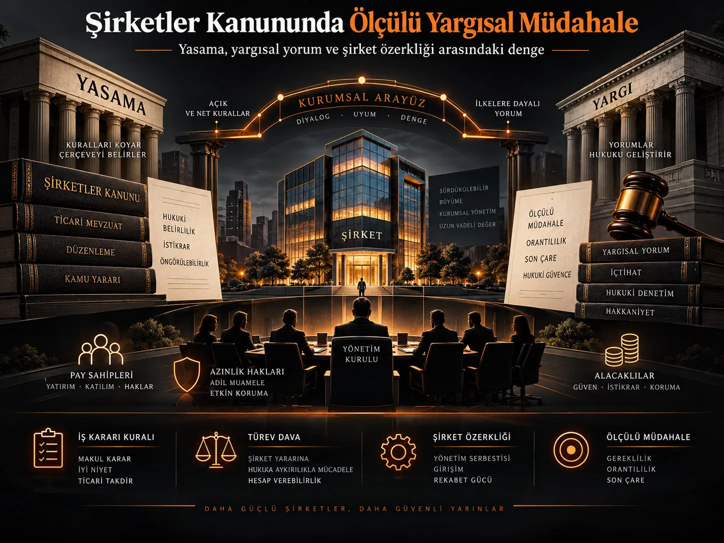 Şirketler Kanununun Değiştirilmesi ve Yorumlanması: Ölçülü Yargısal Müdahale Odağında