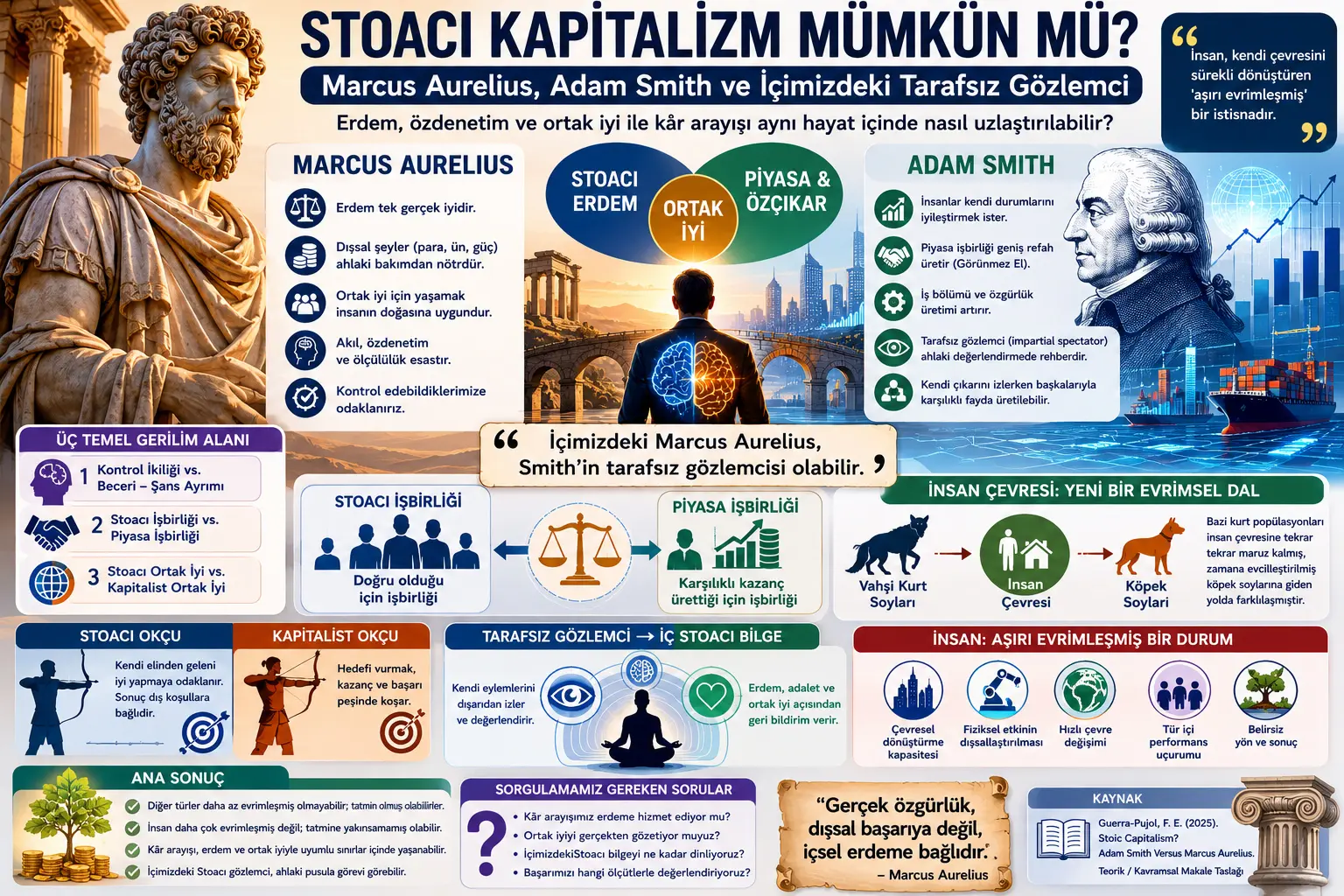 Stoacı Kapitalizm Mumkinmi? Markus Avreliy, Adam Smith va Ichimizadagi Tarafsiz Ko'zlovchi