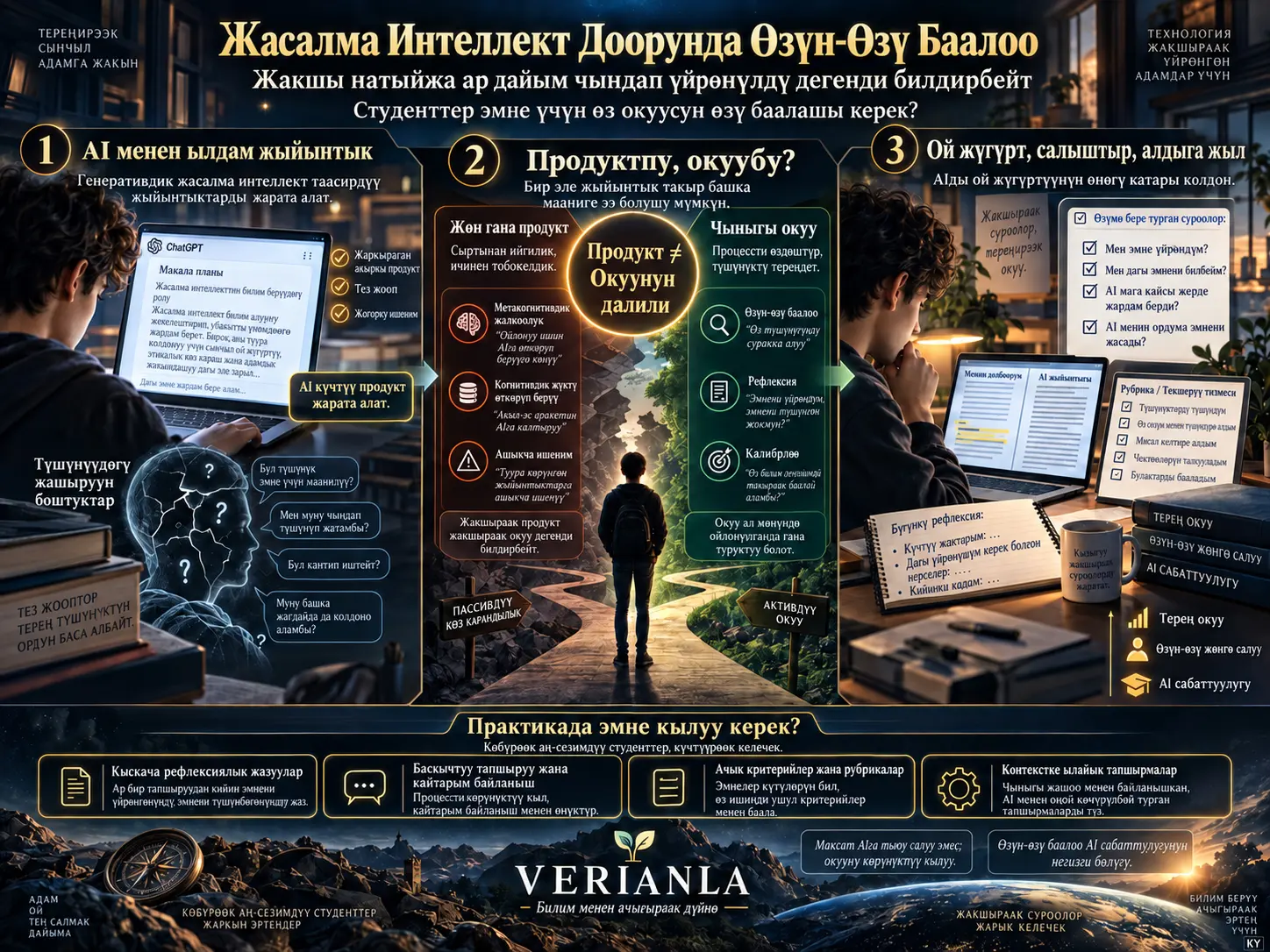 Студенттер Эмне Үчүн Жасалма Интеллект Доорунда Өз Окуусун Өзү Баалашы Керек?