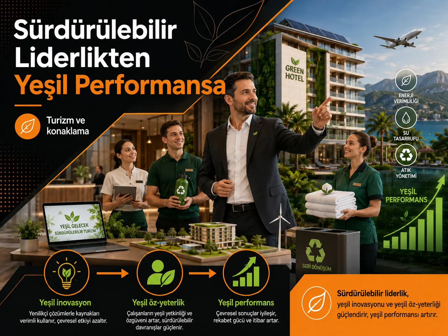 Barqaror yetakchilikdan yashil samaradorlikka: Turizm va mehmondoʻstlik sohasida yashil innovatsiya hamda yashil oʻz-oʻziga samaradorlikning vositachilik kuchini oʻrganish