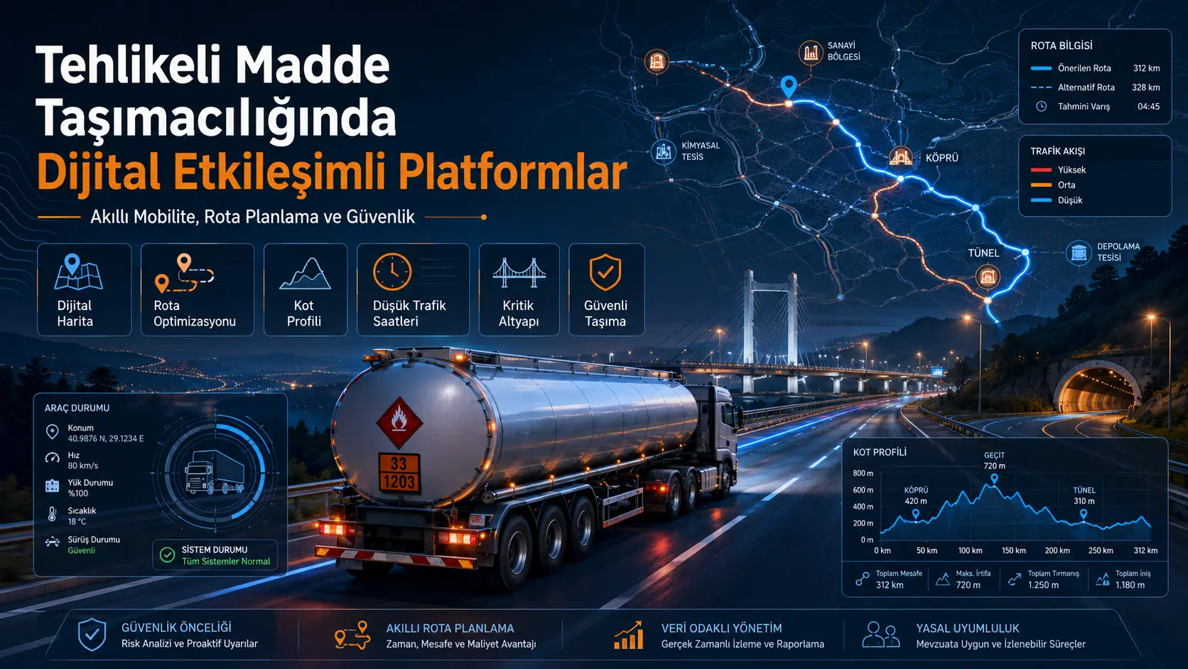 Tehlikeli Maddelerin Karayoluyla Taşınmasında Dijital Etkileşimli Platformlar—Akıllı Mobilite