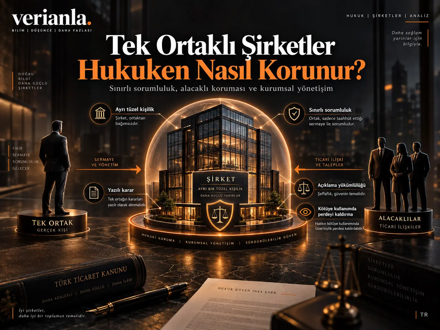 Tek Ortaklı Şirketlerin Hukuki Rejimindeki Zor Sorunlar: Sınırlı Sorumluluk, Alacaklı Koruması ve Kurumsal Yönetişim