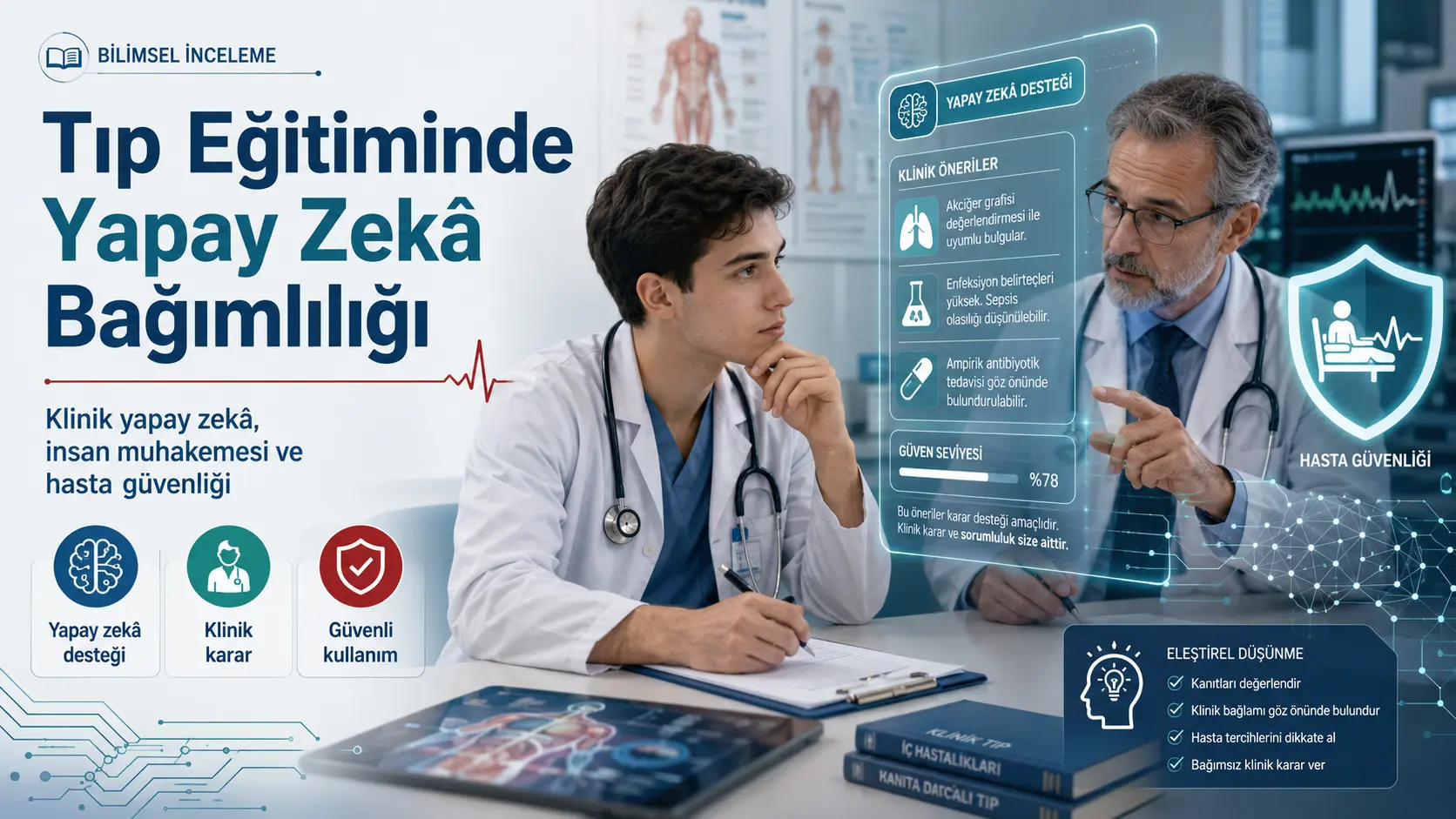 Tibbiy ta’limda sun’iy intellektga qaramlik: xavf da’volari o‘lchovlardan ancha oldinda