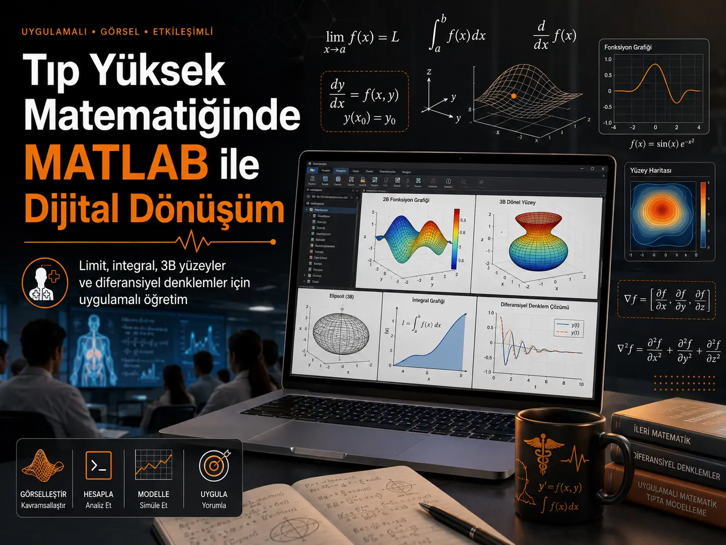 Tibbiyot oliy matematikasining raqamli transformatsiyasida MATLAB dasturiy ta’minotidan amaliy foydalanish
