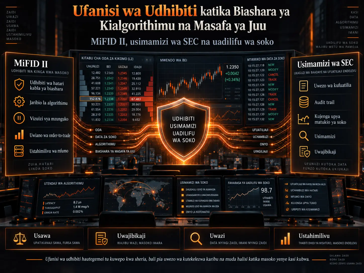 Ufanisi wa Udhibiti katika Biashara ya Kialgorithimu na Masafa ya Juu: MiFID II, Usimamizi wa SEC na Uadilifu wa Soko katika Enzi ya Akili Bandia