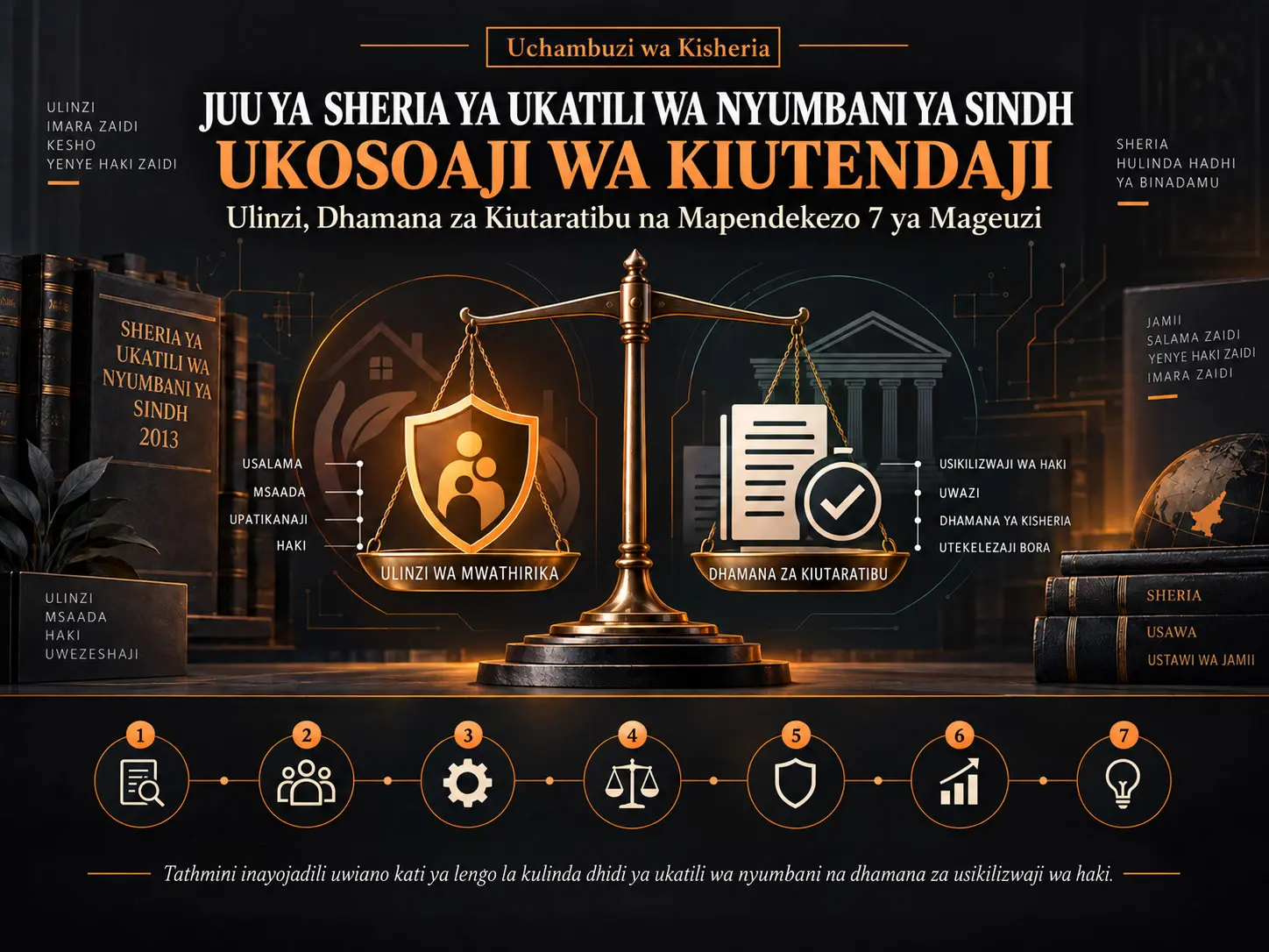 Ukosoaji wa Kivitendo wa Sheria ya Ukatili wa Nyumbani ya Sindh: Dhamana za Kiutaratibu na Mapendekezo Saba ya Mageuzi