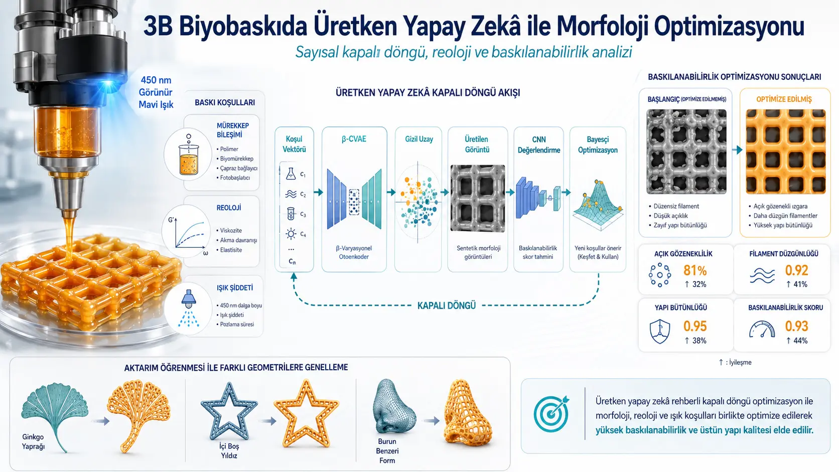 Generativ sun’iy intellekt bilan 3B biobosmada cho‘ktirish morfologiyasini raqamli yopiq siklda optimallashtirish