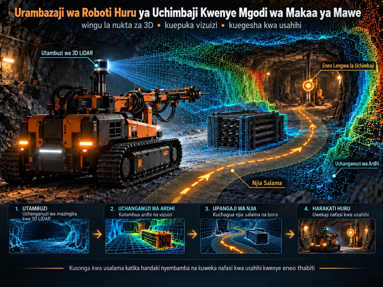 Utafiti wa Mfumo wa Urambazaji Huru kwa Roboti za Uchimbaji za Kuzuia Mlipuko wa Gesi katika Migodi ya Makaa ya Mawe