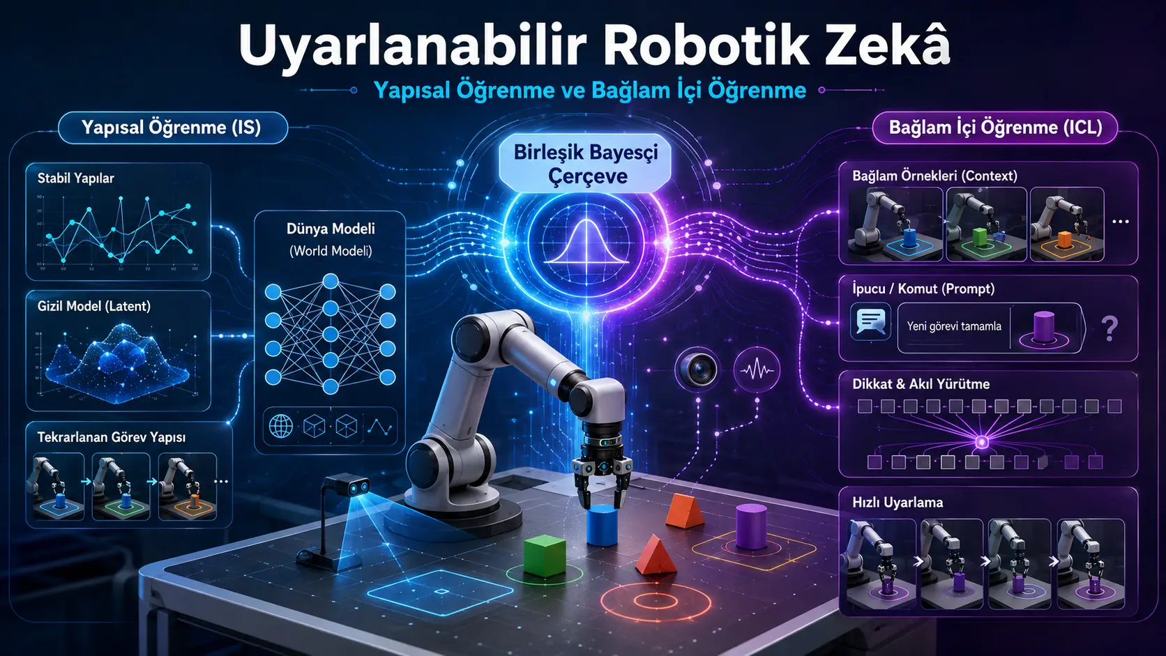 Moslashuvchan Robotik Intellektda Strukturaviy Xulosa va Kontekst Ichida O‘rganishni Qanday Birlashtirish Mumkin?