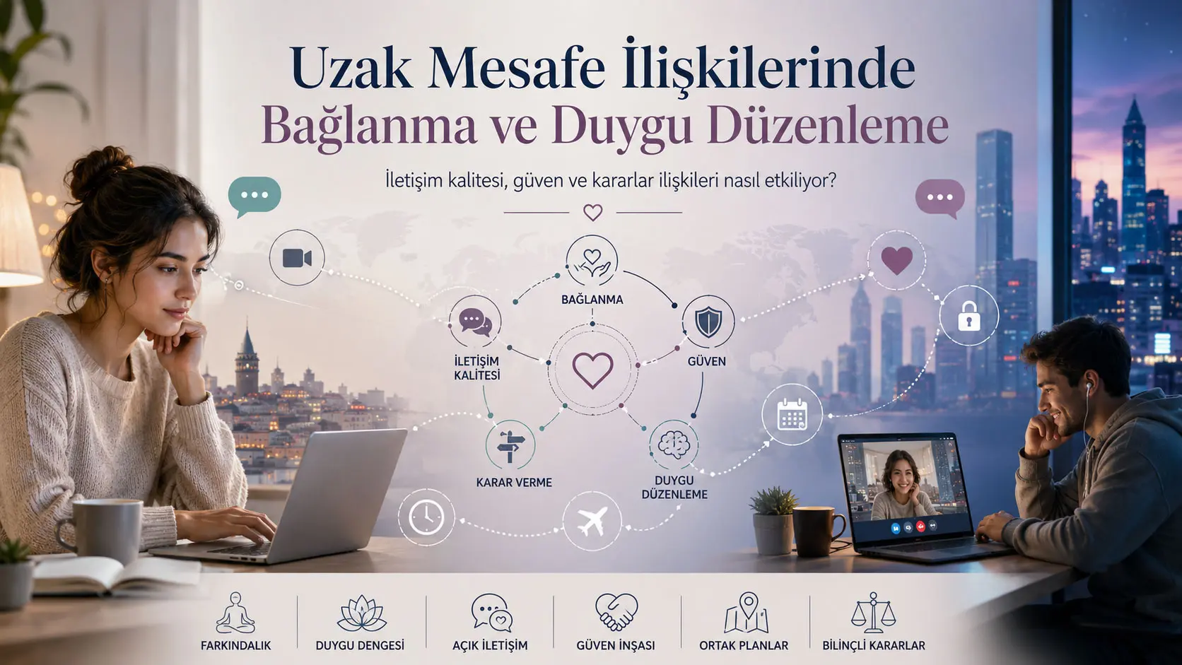 Masofaviy munosabatlarda bog‘lanish, his-tuyg‘ular va murakkab qarorlar: Xabarlar sonidan muhimroq narsa nima?