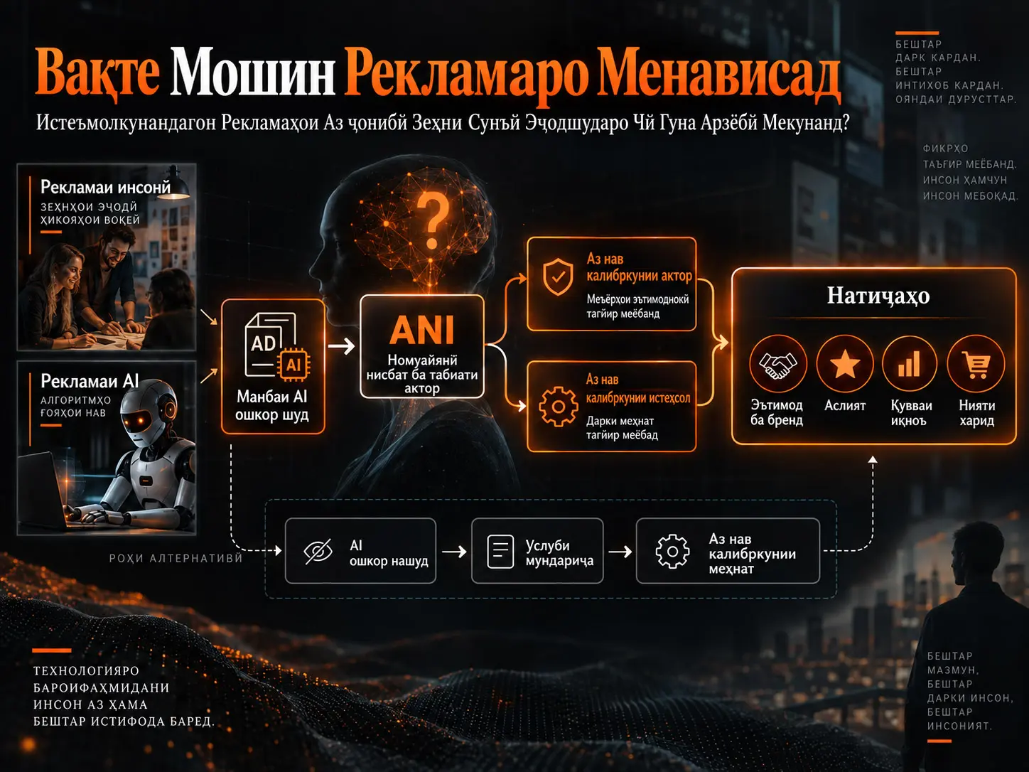 Вақте Мошин Рекламаро Менависад: Истеъмолкунандагон Рекламаҳои Аз ҷониби Зеҳни Сунъӣ Эҷодшударо Чӣ Гуна Арзёбӣ Мекунанд?