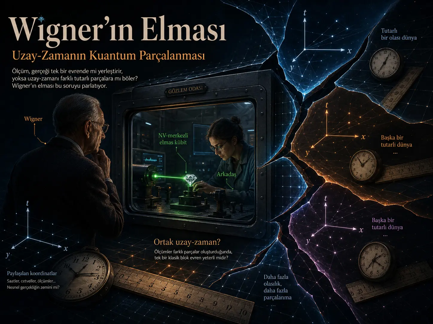 Wigner Olmosi va Fazo-Vaqtning Kvant Parchalanishi