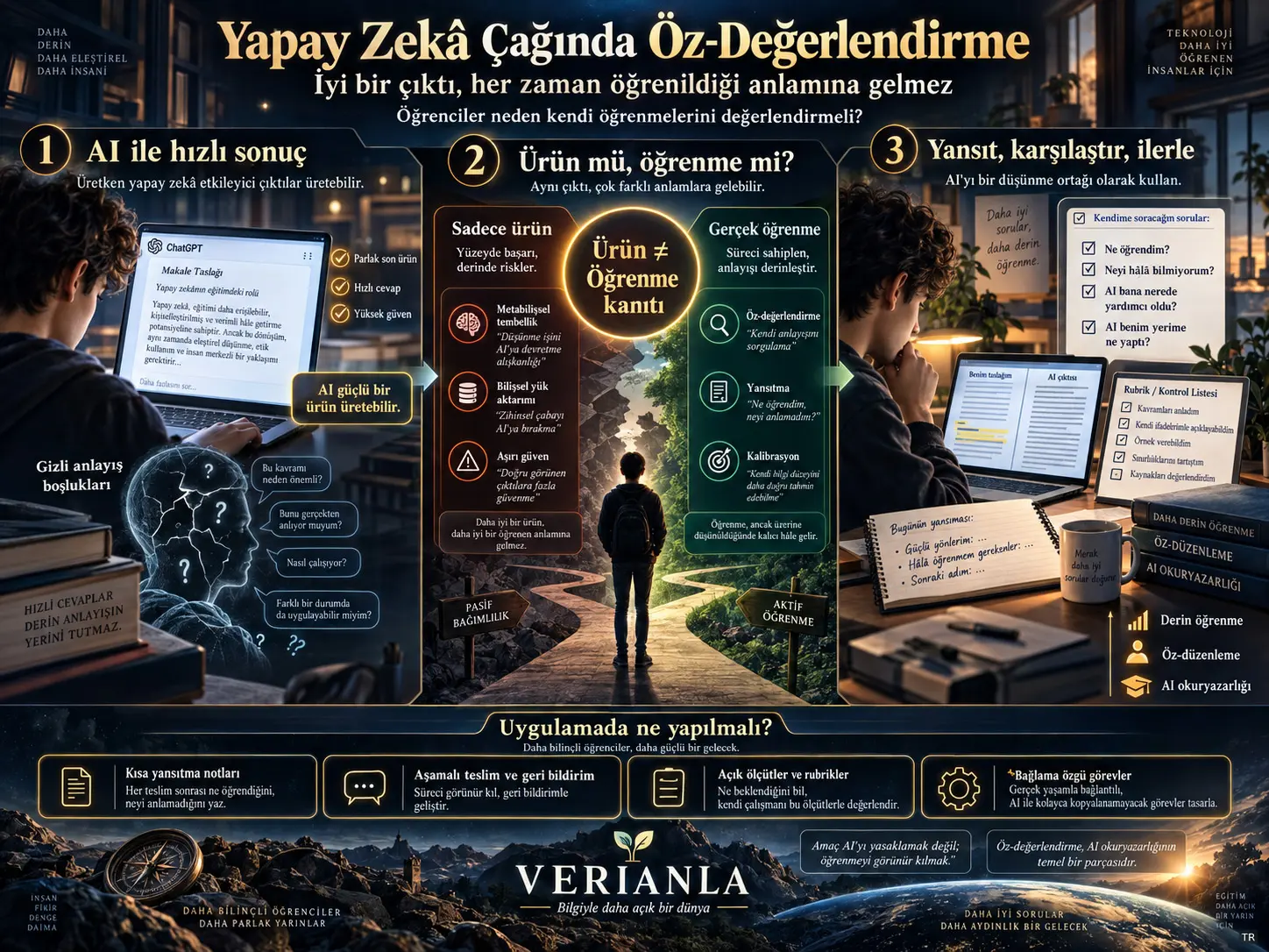 Yapay Zekâ Çağında Öğrenciler Neden Kendi Öğrenmelerini Öz-Değerlendirmeli?