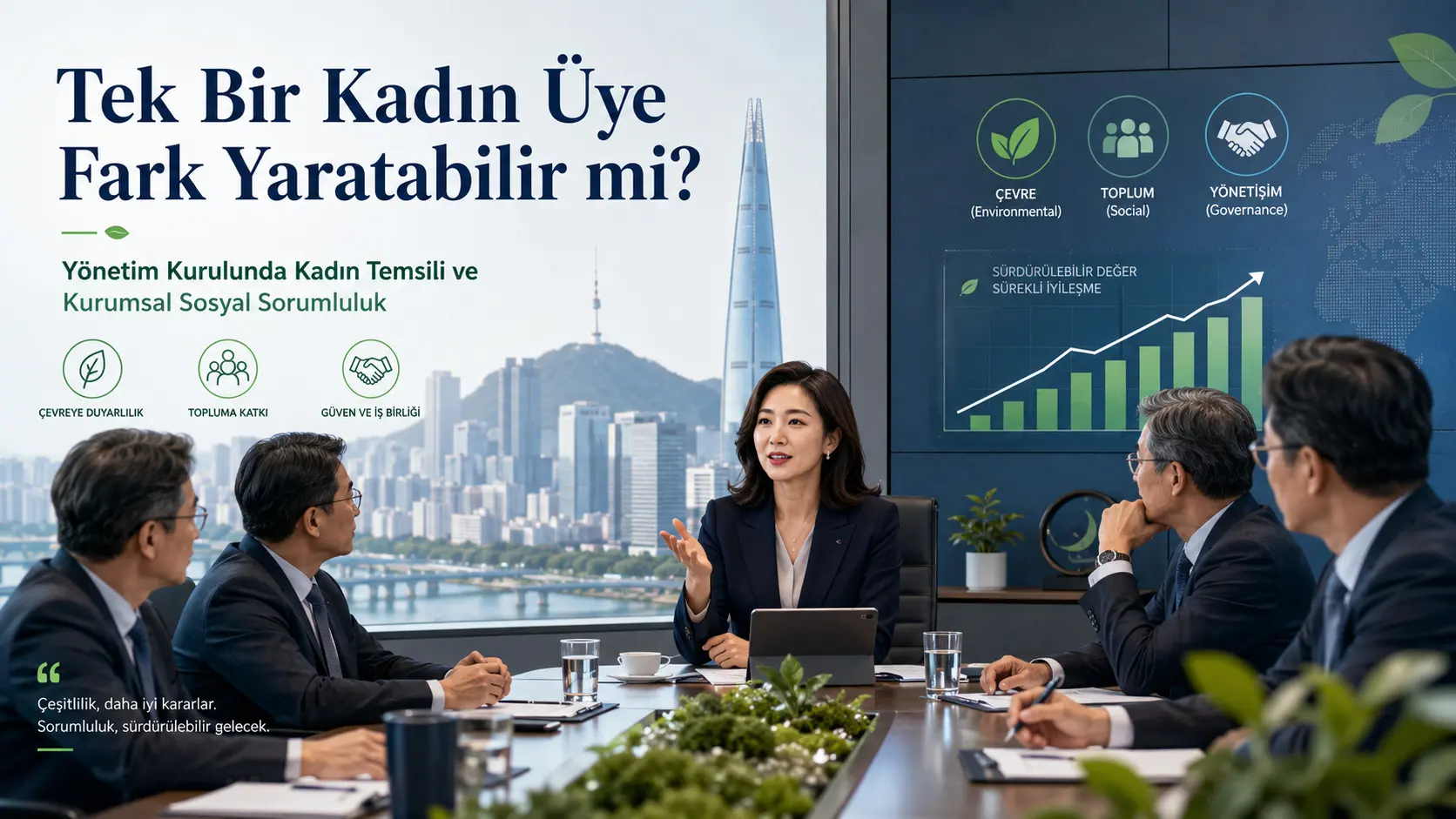 Direktorlar kengashidagi bitta ayol farq yarata oladimi?