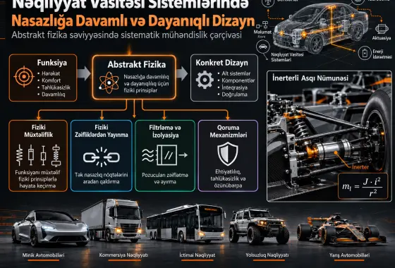 Abstrakt Fizika Səviyyəsində Nəqliyyat Vasitəsi Sistemlərinin Nasazlığa Davamlı və Dayanıqlı Dizaynı
