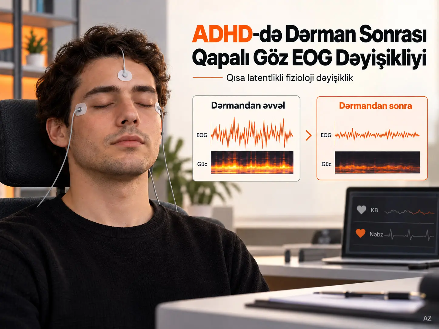 ADHD-də Dərman Qəbulundan Sonra Qapalı Göz EOG-sində Qısa Latentlikli Dəyişikliklər