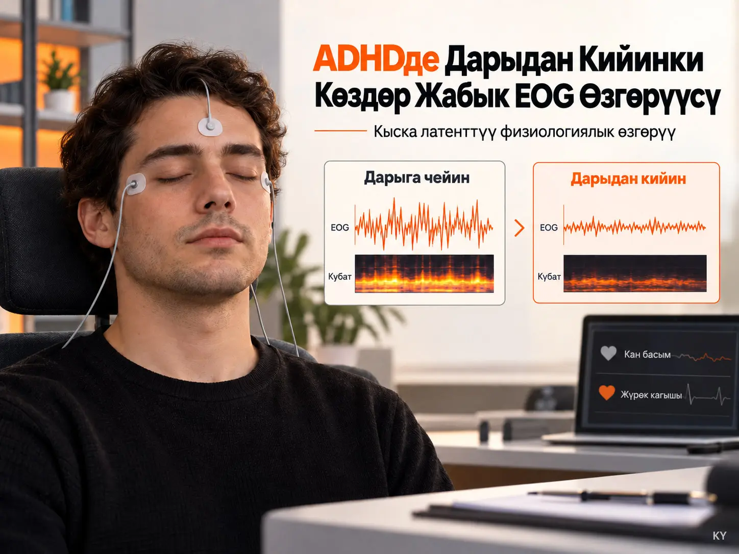 ADHDде Дары Ичилгенден Кийин Көздөр Жабык EOGдеги Кыска Латенттүү Өзгөрүүлөр