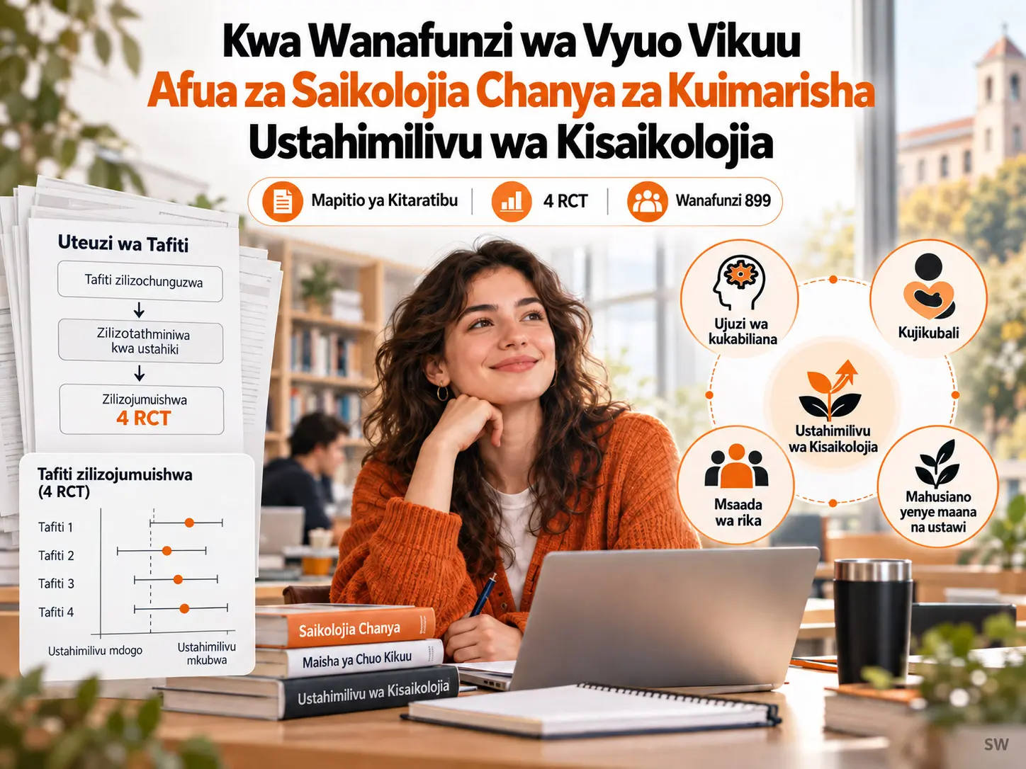 Afua za Saikolojia Chanya za Kuongeza Ustahimilivu wa Kisaikolojia kwa Wanafunzi wa Vyuo Vikuu: Mapitio ya Kitaratibu